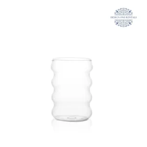 Bubble Clear Glass Short