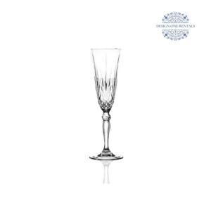 Crystal Cut Champagne Flute