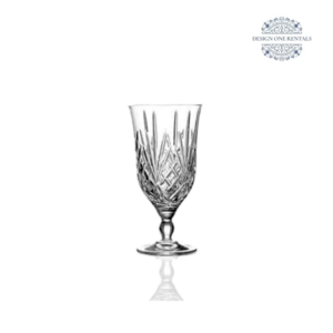Crystal Cut Water Goblet