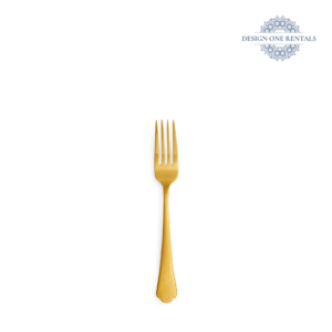 Ethan Brushed Gold Small Fork