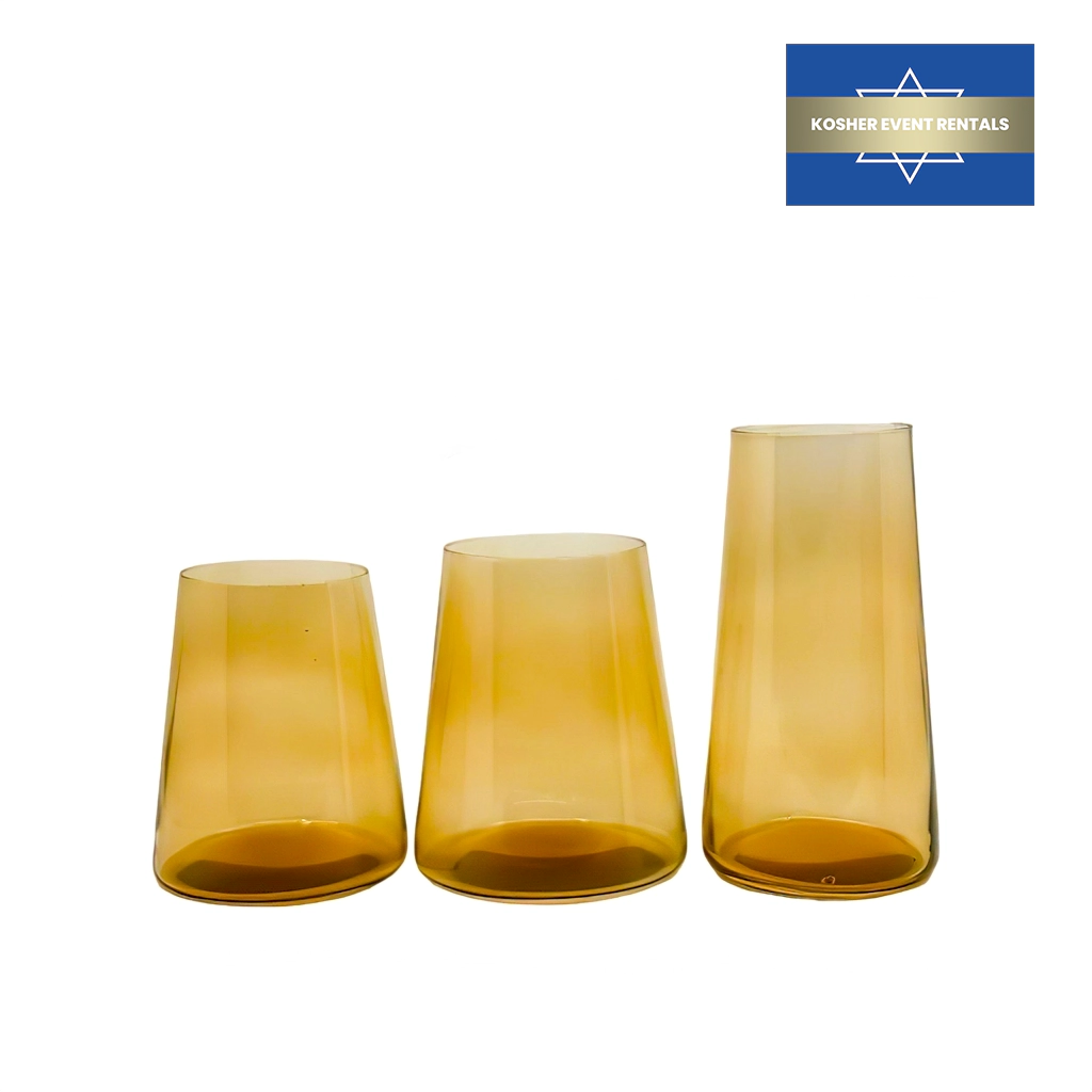 Power Stemless Dark Amber Collection