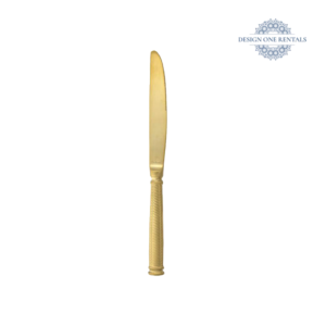 Vivi Brushed Gold Dinner Knife