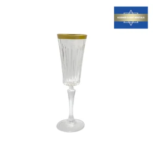 Gold Band Champagne Flute