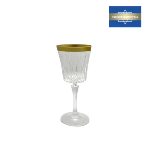 Gold Band Wine Goblet