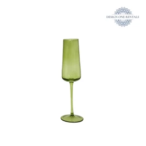Hudson Stem Faint Green Champagne Flute