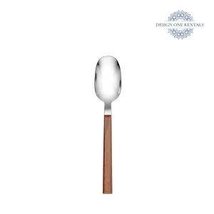 Teak Light Wood Large Spoon