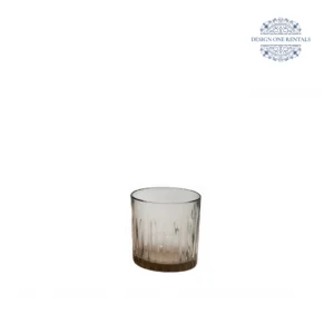 Timeless Beige Rock Glass