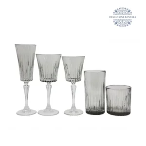 Timeless Light Smoke Collection Glassware