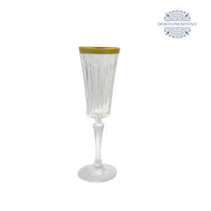 Timeless Thick Gold Band Champagne Flute