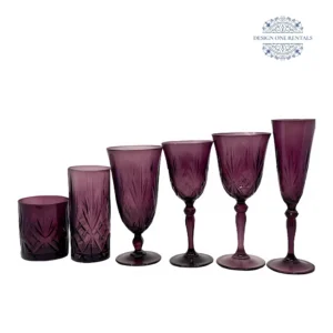 Crystal Cut Dark Purple Collection