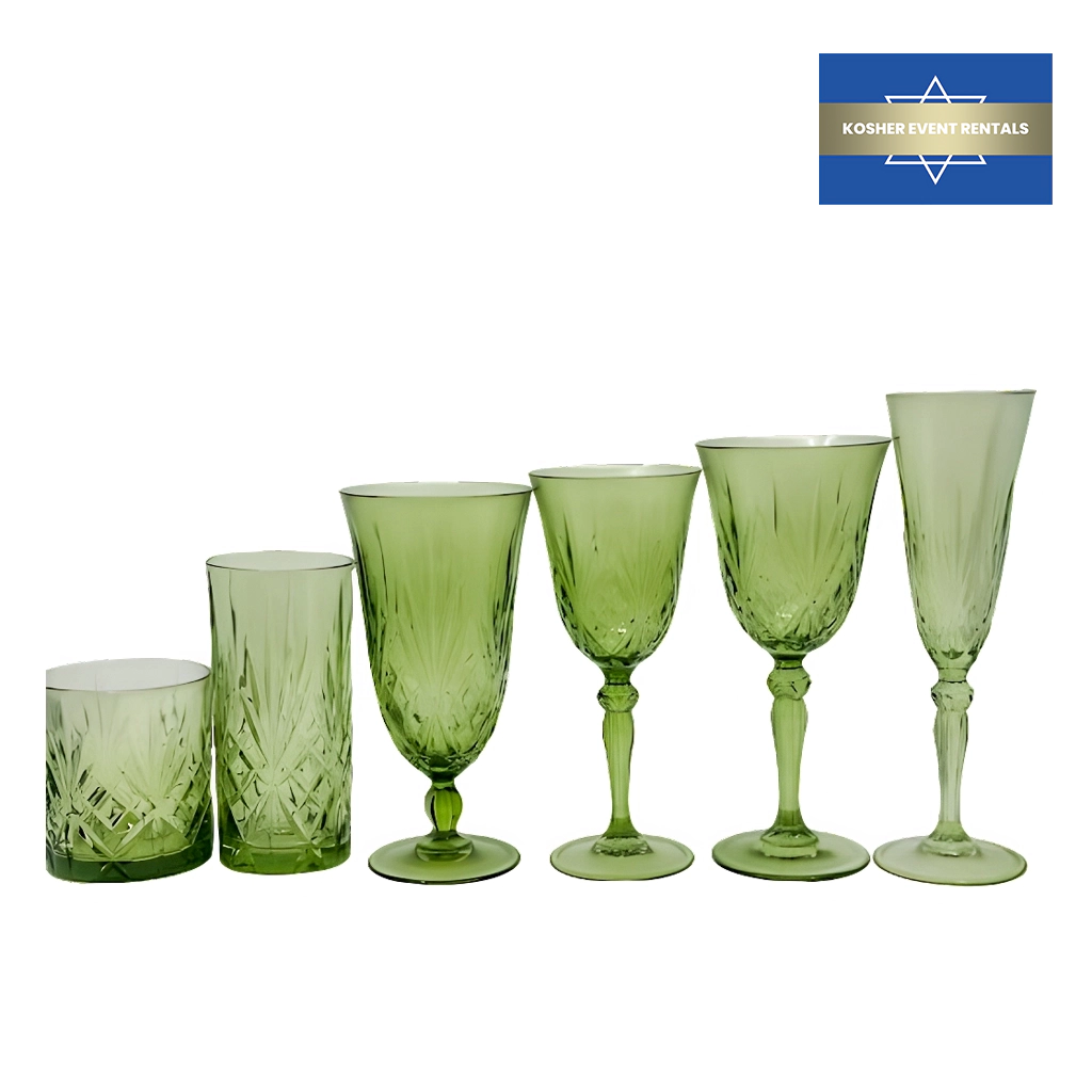 Crystal Cut Faint Green Collection