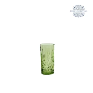 Crystal Cut Faint Green Collins