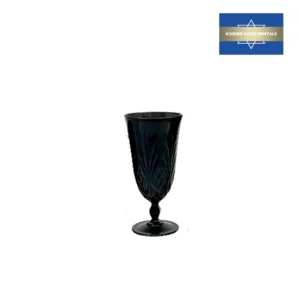 Crystal Cut Nero Water Goblet
