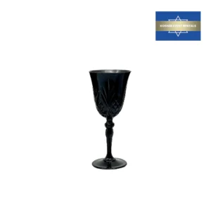 Crystal Cut Nero Wine Glass