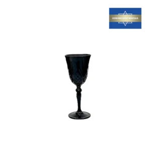 Crystal Cut Nero Wine Goblet