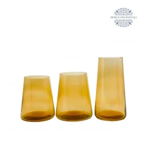 Power Stemless Dark Amber Collection