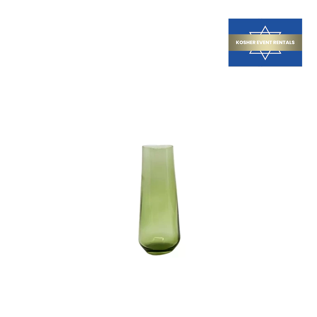 Sandra Faint Green Stemless Flute