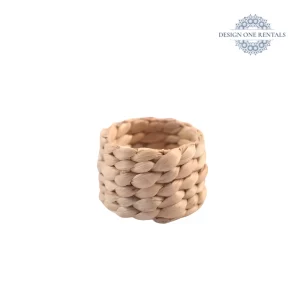 Braided Water Lily Napkin Rings