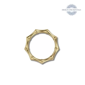 Gold Bamboo Napkin Ring