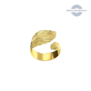 Gold Leaf Napkin Ring