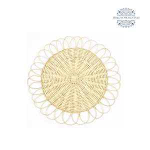 Sophia Natural Charger Plate