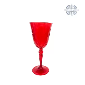 Crystal Cut Red Wine Glass