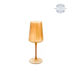 Hudson Stem Amber Large Wine Glass