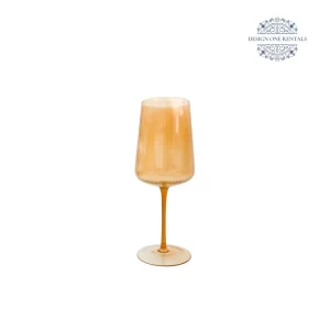 Hudson Stem Amber Small Wine Glass