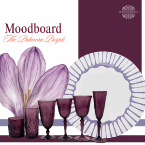 Purple Palmera Charger Plate