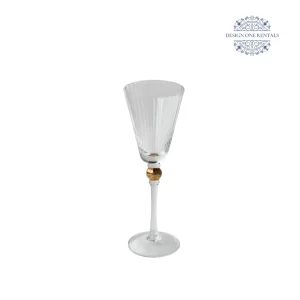 Gatsby Gold Wine Glass