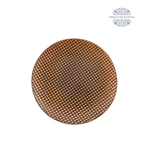 The Bronze Bee Hive Charger Plate