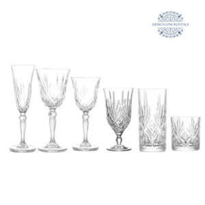Crystal Cut Clear Collection Glassware