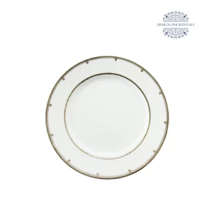 Deco Silver 10inch Dinner Plate
