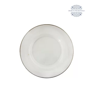The Silver Rim Charger Plate
