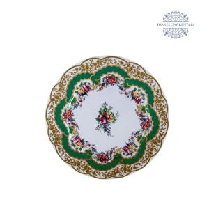 Baroque Verde China Plate