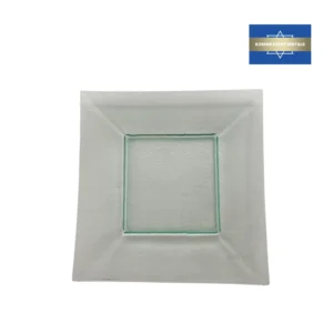 Clear Frost Square Charger Plate