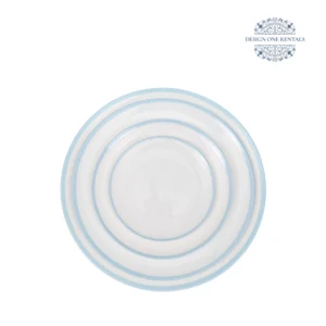 Edge Light Blue Collection Dinner Plate