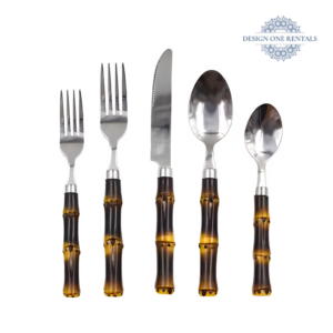 Esther Dark Wood Collection Flatware
