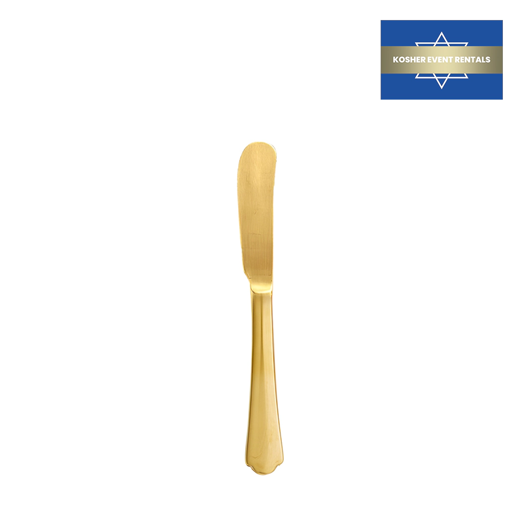 Ethan Brushed Gold Butter Knife