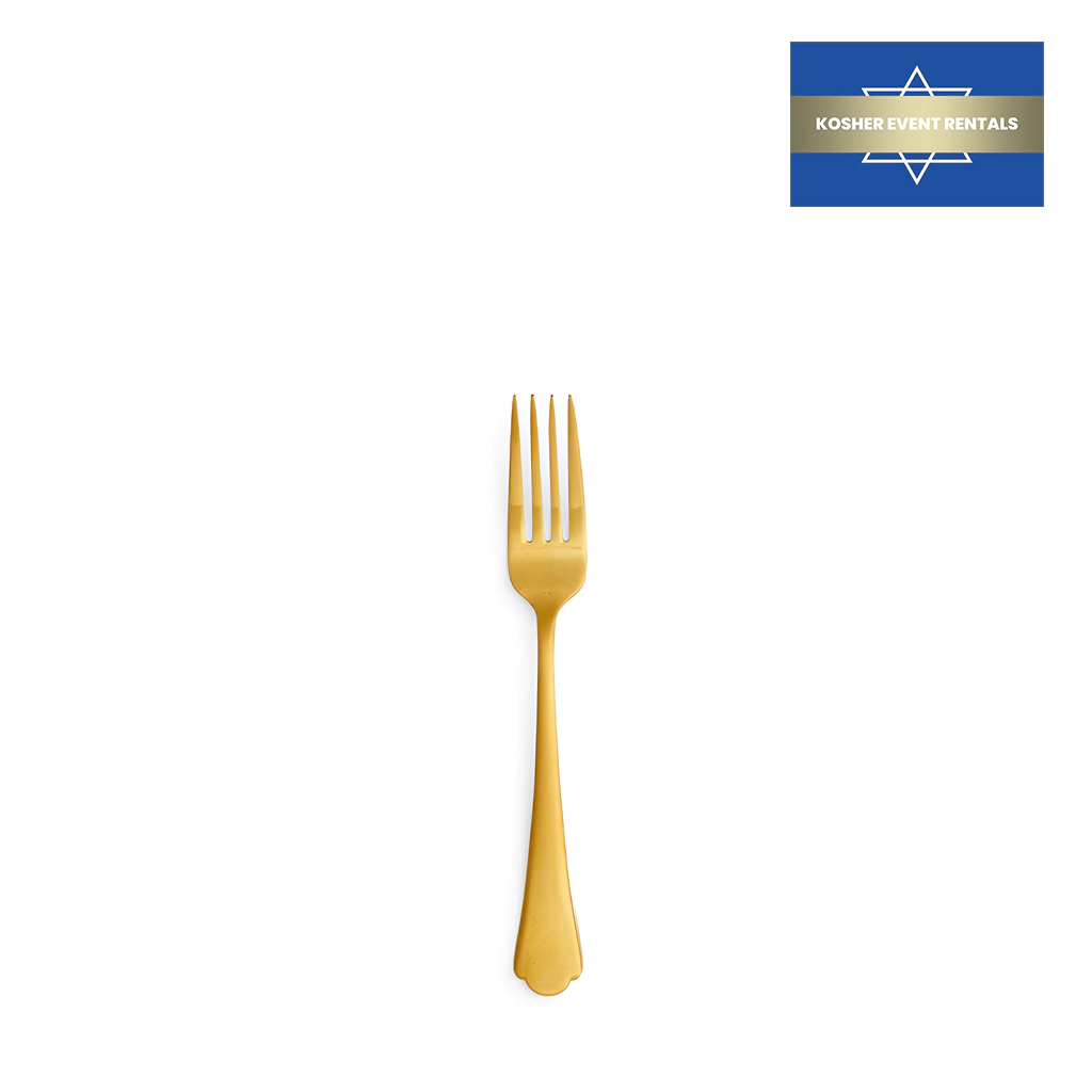 Ethan Brushed Gold Small Fork