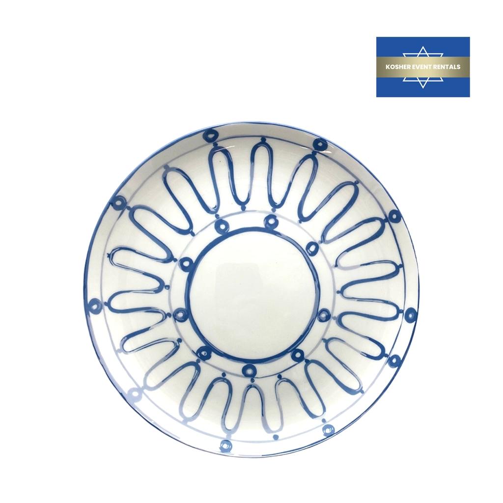 Frenchie Blue Charger Plate