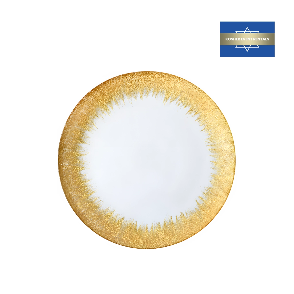 Frost Gold Charger Plate