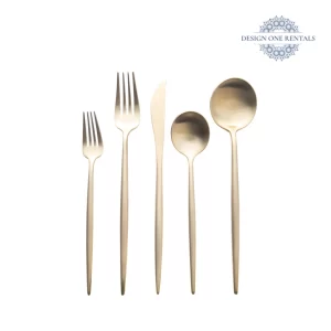 Goa Champagne Gold Collection Flatware