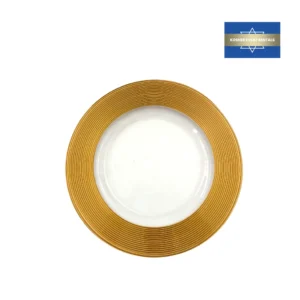 Gold Wide Band Charger Plate