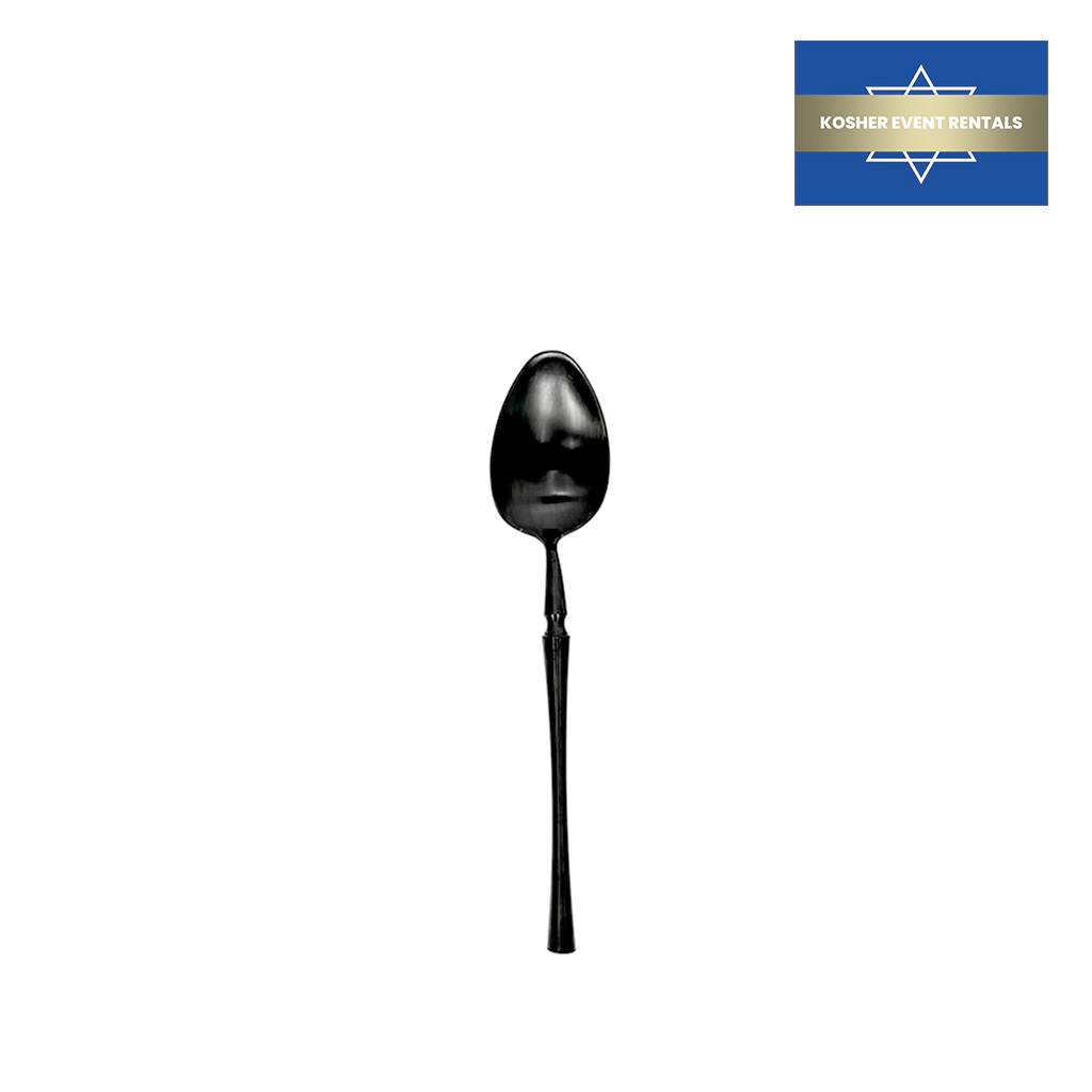Irene Nero Large Spoon