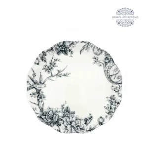 Ivy Nero Charger Plate