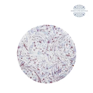 MJ Purple Splash Charger Plate