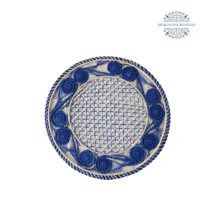 Mirage Blue Charger Plate