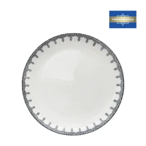 Noble Silver Black Charger Plate