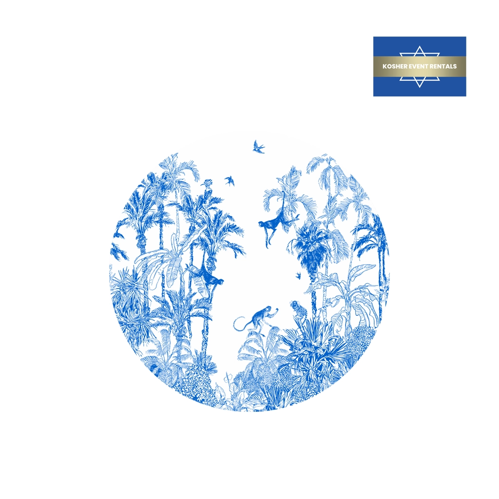 Palm Beach Blue Charger Plate